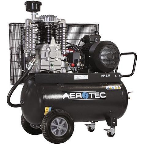 Compresseur a piston AEROTEC 890-90 PRO 400 Volt avec 10 bar et 90 l chaudiere