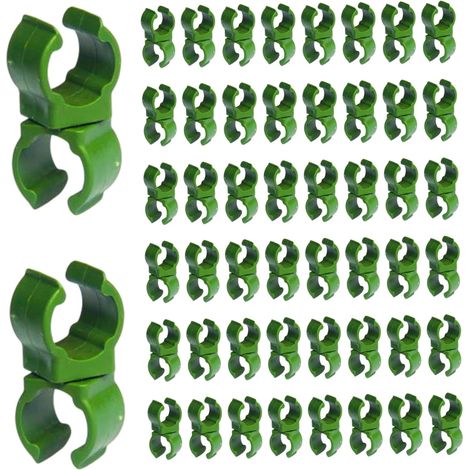 50 pièces pour armature de canopée, connecteurs de clôture de jardin, connecteurs de poteaux de tente stables de 16 mm, outils de jardin pratiques en plastique pour échafaudages (1/5)