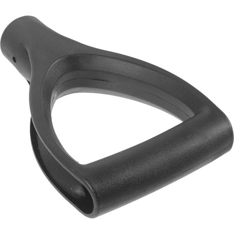 Poignée Pelle de Jardin 34 Mm Diamètre Intérieur, Manche Plastique Noir Antidérapant, Accessoire de Rechange pour Outils de Creusage, Ratissage et Jardinage Extérieur (1/5)