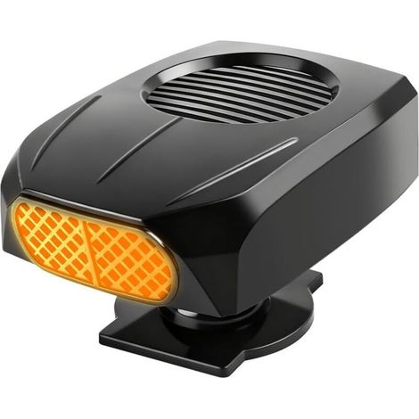 Chauffage Voiture 12V 120W, 2 en 1 Chauffage Voiture Allume Cigare, Portable Chauffage Allume Cigare, Rotation à 360° Chauffage d'Appoint Voiture, Désembuage et Dégivrage Rapides (1/5)