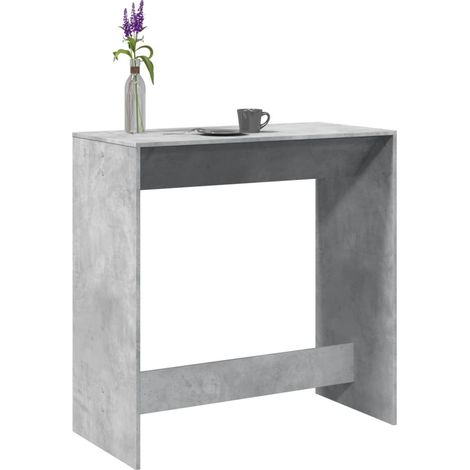 Bartisch Betongrau 102x50x103,5 cm Holzwerkstoff
