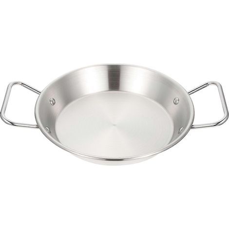 Plateau porte-frites en acier inoxydable pour apéritifs, fritures et restaurants.-29X20X3.5CM-Silver (1/4)