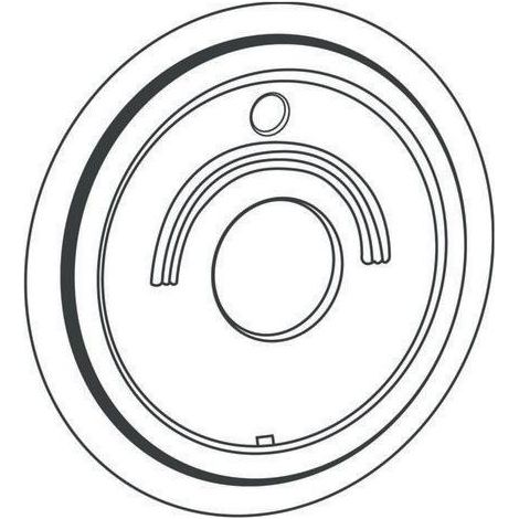 Rosette 46367 für Europlus EHM Fertigset Wanne 180mm chrom/mattchrom (1/2)