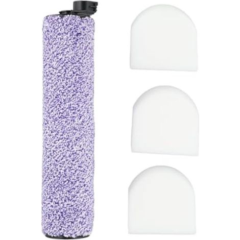 1 rouleau brosse + lot de 3 filtres en mousse pour aspirateur pour Shark WD101/WD201 pour HydroVac XL 3 en 1 Accessoires (1/4)