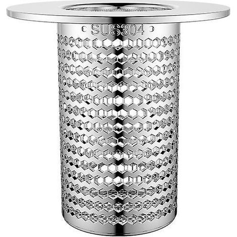 Set mit 3 Haarfiltern für Duschabflüsse, Badewannenabflussabdeckungen, tiefes Edelstahlsieb für Spülbecken, Badewanne, Dusche und Bodenabläufe.