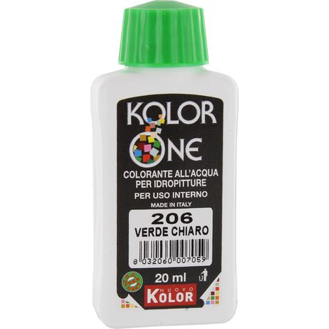 COLORANTE KOLOR ONE ML.20 N.206 VERDE CHIARO. Prezzo per 1 pezzo. (1/2)