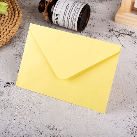 Packung mit 50 Mini Kraftpapierumschlägen kleines Format 16 x 11 cm, für Visitenkarten, Geschenke, Samentütchen, Schmuck und kleine Erinnerungsst (1/5)