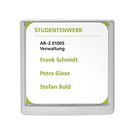 DURABLE Türschild Click SIGN 486202 149x148,5mm weiß (1/3)