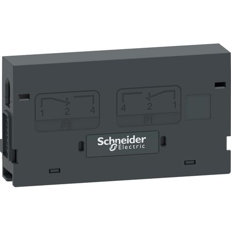 Contacto auxiliar TransferPacT IP20 90 mm con función de señalización y montaje en clip