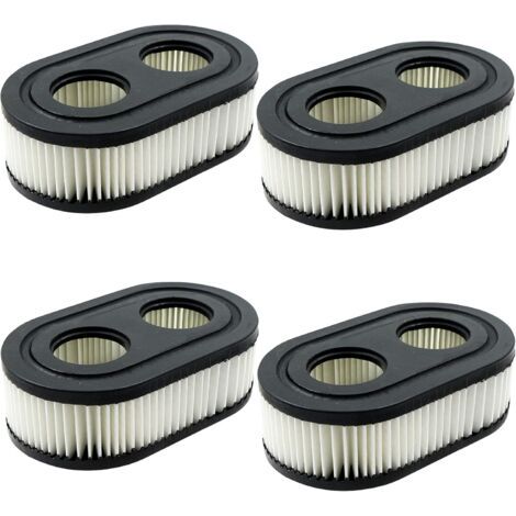 BUNTHAUS 4 Piece Lawn Mower Filter Briggs Stratton Replace - Filtre à air Moteur de tondeuse à gazon remplace 798452 593260 5432K