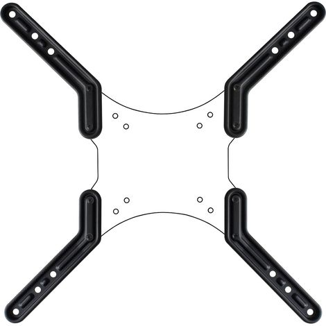 Plaques d'adaptation VESA - pour Support TV LCD LED OLED Plasma Curved - Extension de VESA 200 à 300 et 400 - Noir Modèle : AD22B (1/5)