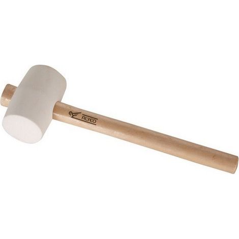 MARTEAU EN CAOUTCHOUC BLANC 455 GR