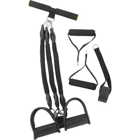 Multifunktionales Fußpedal-Trainingsband. Kompatibel mit Fitness- und Bauchmuskeltraining – Stretching, Yoga, Pilates, Heimtraining. 30 kg (1/5)