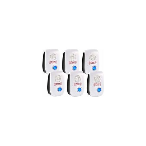 Ultraschall-Schädlingsbekämpfungsmittel, 6 elektronische Schädlingsbekämpfungsmittel für den Innenbereich, Mücken-, Ameisen- und Flohfallen. (1/4)