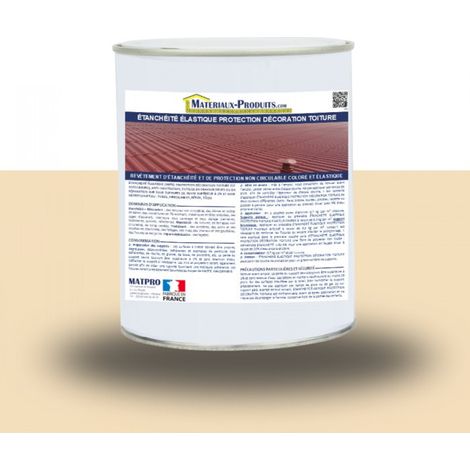 Etanchéité Elastique Protection Décoration Toiture - 1 Kg Coquille d'oeuf - MATPRO (1/5)