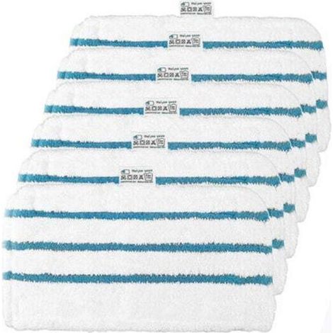 6 Remplacement Reutilisables Microfibre pour Black+Decker Balai Vapeur Steam Mop FSM1600 FSMH1621 FSM1630 FSM1616 FSMH13E5 FSM1321 FSM1605 Alternative FSMP20 (1/5)