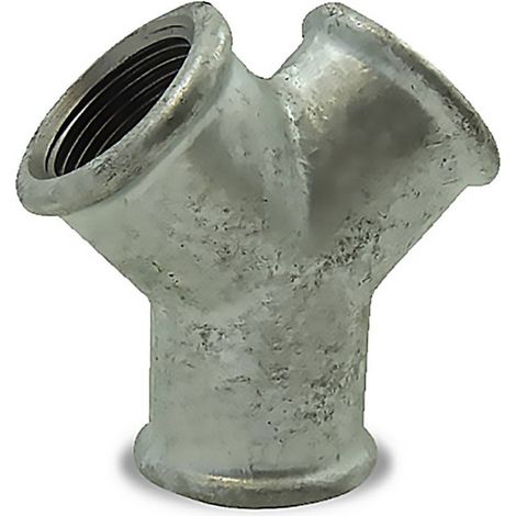 Distributeur "Y" F/F/F en fonte maléable 1/2''