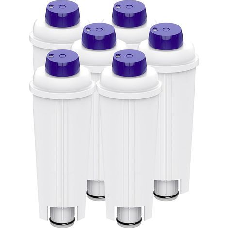 Pack of 6 Water Filters, Activated Carbon, Ionic Resin, For ECAM ETAM EX Coffee Machines (1/5)