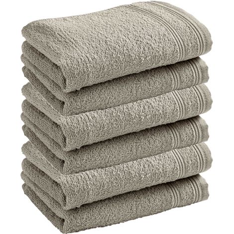 Lot de 24 serviettes invité éponge "Spa" 30 x 50 cm / 400 gr/m² - "Spa" Sable - "Spa" Sable - (1/5)