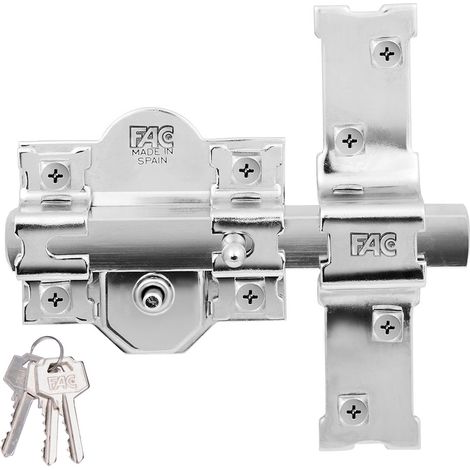 CERRADURA 201-R/80 NICKEL F01187 FAC