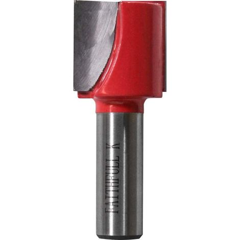 Faithfull TCT Two-Flute Router Bit, 25.4mm Diameter x 25mm Cutting Length, 1/2 Inch Shank (Model: FAIRB229) (1/4)