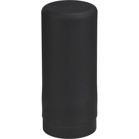 Distributeur de savon noir en silicone anti-fuite – Contenance 250 ml – Dosage facile – Dimensions 6 x 14 cm – Accessoire cuisine moderne