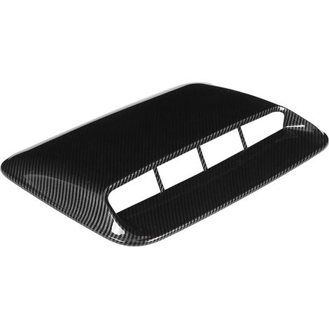 Couvercle de Pelle de Capot, Couvercle de Pelle de Capot, Grille d'admission d'air de avec Ruban Adhésif 1 Pièce pour la Rénovation de Remplacement de Modification Automobile (fibre de (1/5)