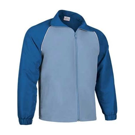 Chaqueta deportiva tipo chándal Match Point XXL Azul Royal/Azul Celeste/Blanco