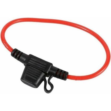 Porte-Fusible Lame - Etanche IP67 - DC 12 V - 30 A - Pour Voiture et Véhicule Automobile - Lot de 5 (1/4)