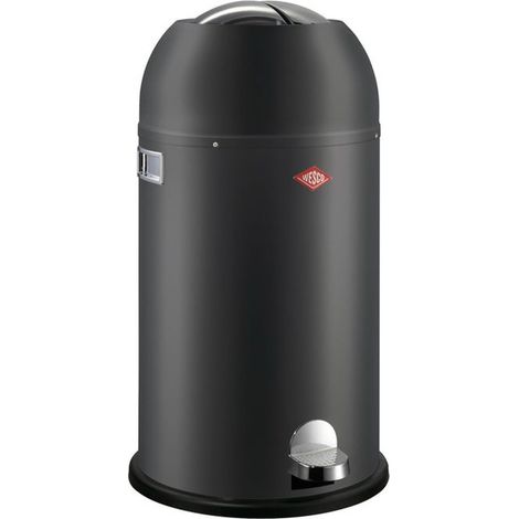 Wesco Pattumiera Kickmaster Soft 33 Litri Graffite Opaco