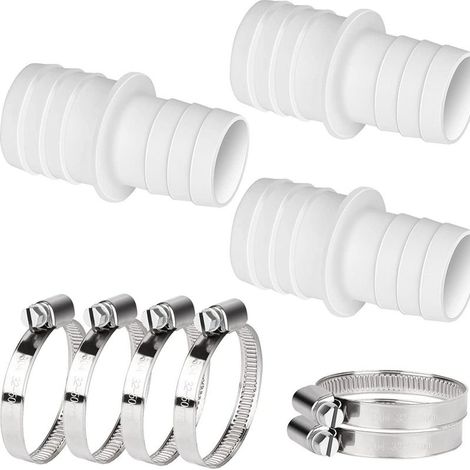 Adaptateurs de Tuyau,Raccords de Tuyau de 32 mm,Raccords de Tuyau avec,Adaptateurs de Tuyau de Piscine,Pièces Raccords de Tuyaux Raccord (1/5)