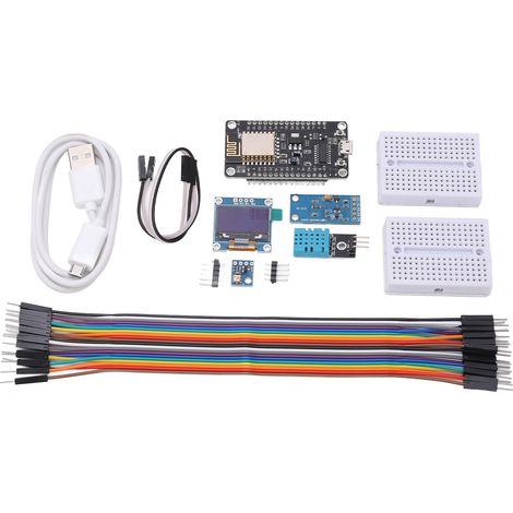 Station météo complète BMP180, capteur d'humidité et température ambiante, module pression ESP8266 KIT 8266, pack DIY pour mesure environnementale (1/5)