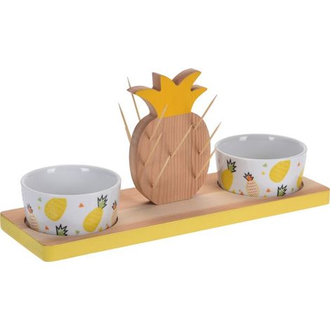BOL APÉRITIF SET-2 AVEC PLANCHE