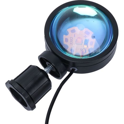 4-in-1 USB-LED-Sonnenuntergangslampe, 180° drehbarer Dämmerungsprojektor, dekorative Schlafzimmerbeleuchtung (1/5)