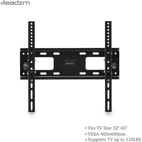 TMW400 Flache, neigbare TV-Wandhalterung für 32-65 Zoll mit Wasserwaage (1/5)
