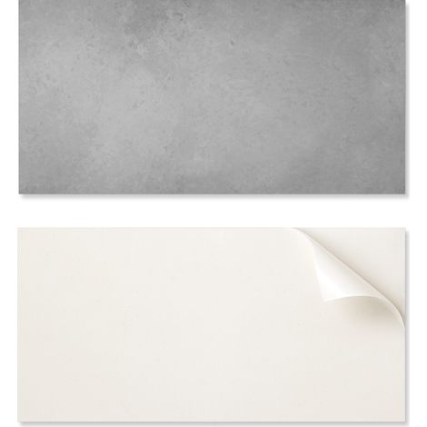 Panel autoadhesivo con estampado - Perfecto para la cocina 100x50 cm Textura de hormig贸n visto