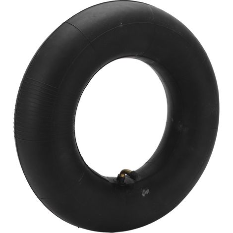 Chambre à air robuste 4.10/3.50-6 avec valve coudée pour tondeuse à gazon, chariot de jardin et karting (1/5)