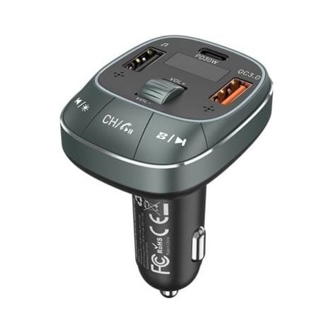 Reproductor MP3 y Transmisor FM Bluetooth para Coche Vention FFLB0