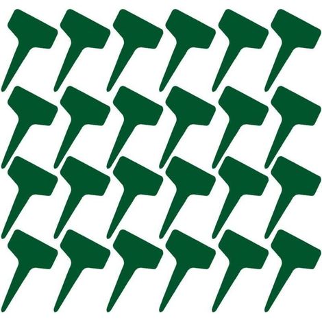 100 étiquettes en T 6x10 cm plastique imperméable, réutilisables, pour pépinière et fêtes (1/4)