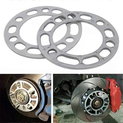 Entretoises de roue universelles (2 pièces) - Cales adaptatrices de 3 mm, 5 mm, 8 mm et 10 mm - Compatibles avec les entraxes 4x100, 4x1143, 5x100, 5x108, 5x1143 et 5x120 - JXLGV (1/4)
