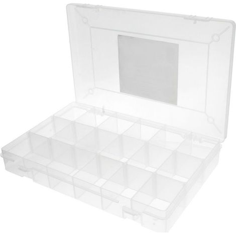 OHA Sortimentskasten leer mittel Nr.5108 transparent m.Deckel Gr.270x180x42 mm