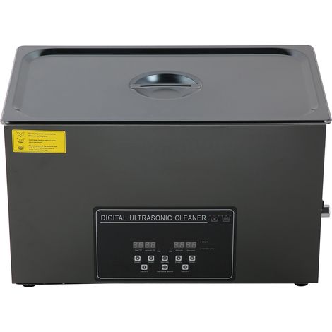 Nettoyeur à ultrasons 30 L, acier inoxydable, affichage numérique, machine de nettoyage industrielle YM-1030AEU, prise 220 V (1/5)