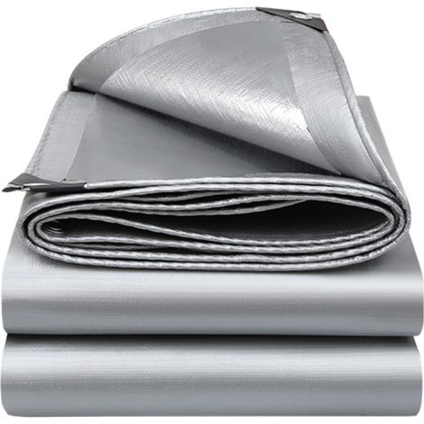 Wasserdichte und strapazierfähige Polyethylenplane für den Außenbereich, 160 g/m² Dicke, frost- und UV-beständig, für Gärten und Pavillons (1/5)
