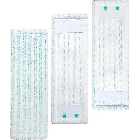 Lot de 3 housses de rechange pour balai à franges Leifheit, accessoires pour balai à franges, housse de rechange en microfibre (1/5)