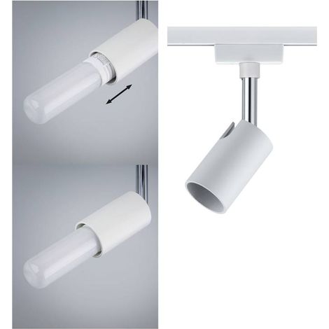 Paulmann Pure I Lampada per sistema su binario URail GU10 10 W LED (monocolore) Bianco, Cromo (1/5)