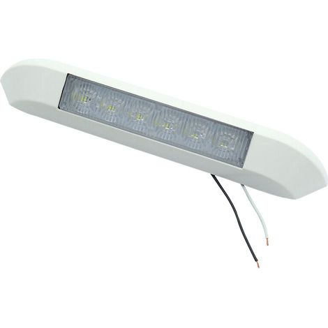RV auvent LED projecteur 12V 1.6W Base en aluminium étanche LED porche auvent lumière pour camions caravane camping-car bateau remorque Marine - blanche