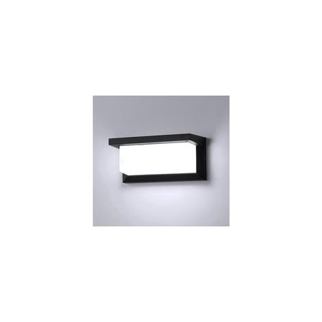 Aplique LED de pared para exteriores, resistente al agua IP65, decorativo para jardín, con control por inducción (luz blanca).