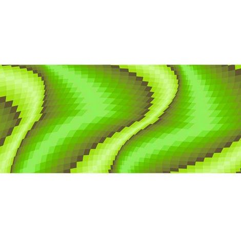 Papier peint panoramique vert graphique chambre ado Tapisserie panoramique graphique verte Papier peint panoramique original cage d'escalier (1/3)