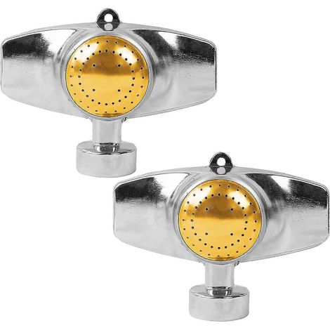 Lot de 2 arroseurs de pelouse rotatifs à 360 degrés réglables en alliage de zinc (1/5)