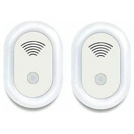 2 Stück Ultraschall-Mückenabwehrgerät, Ultraschall zur Mückenbekämpfung, Elektronischer Ultraschall-Schädlingsvertreiber, Ultraschall-Insektenabwehrgerät (Europäischer Standard) (1/4)
